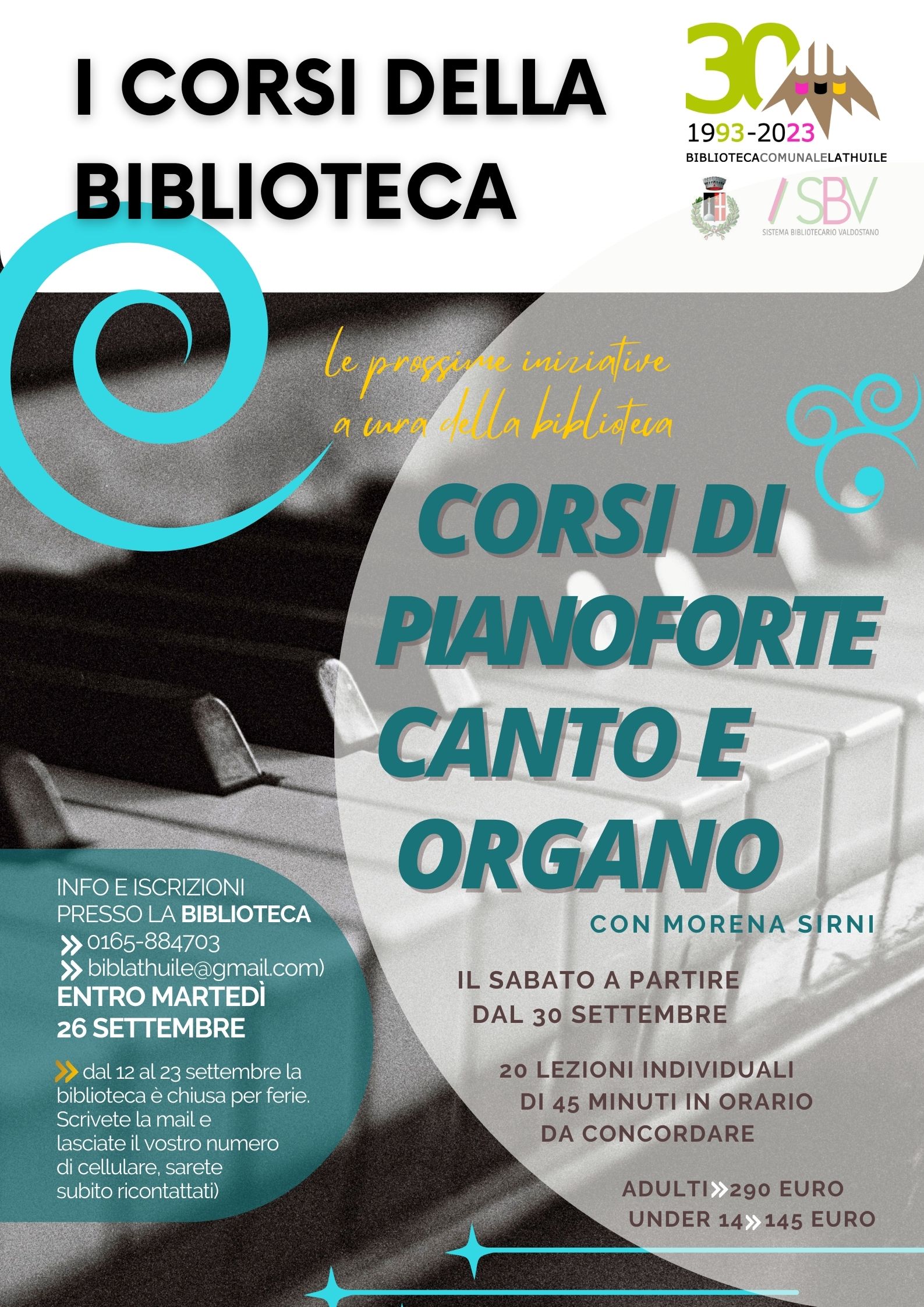 Corsi di Pianoforte e Canto