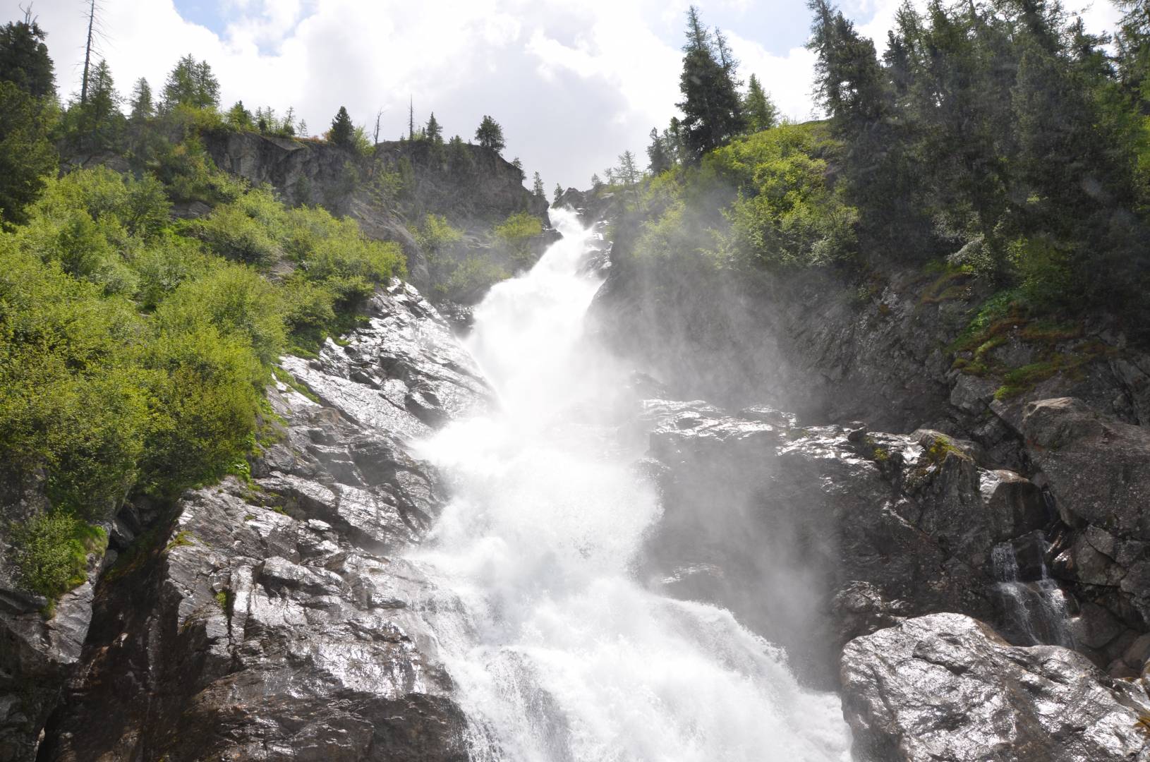 Le cascate del Rutor